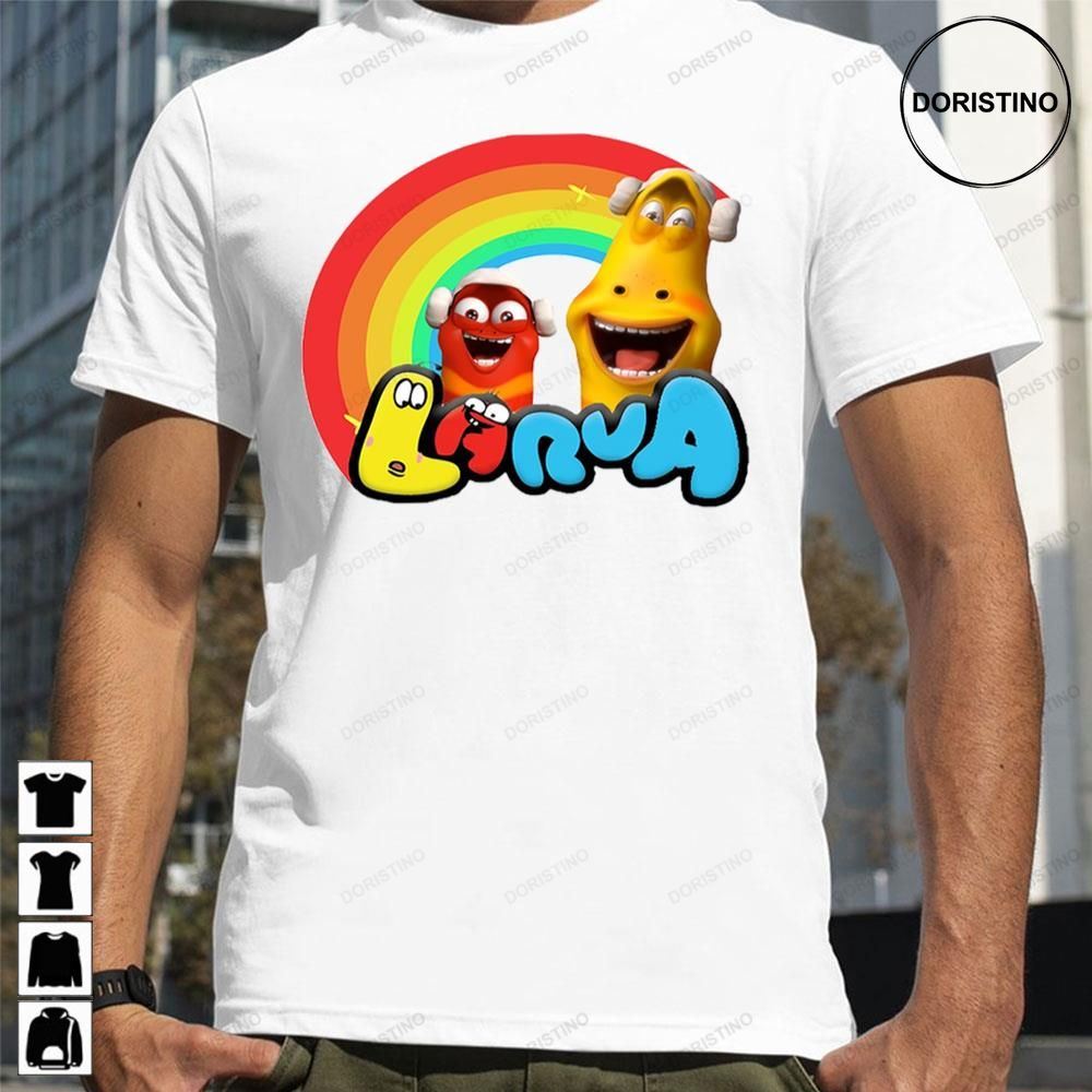 Rainbow Larva Tuba Cartoon Limited Edition T-shirts